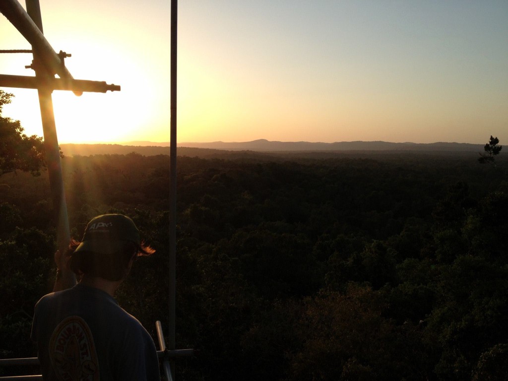 Sunset in Tikal, Guatemala