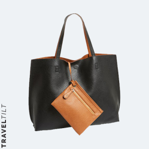 Nordstrom Street Level Reversible Faux Leather Tote